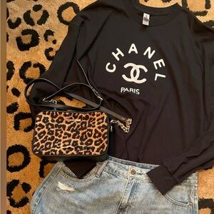 Women’s Long Sleeve Fashion Tee W/Logo